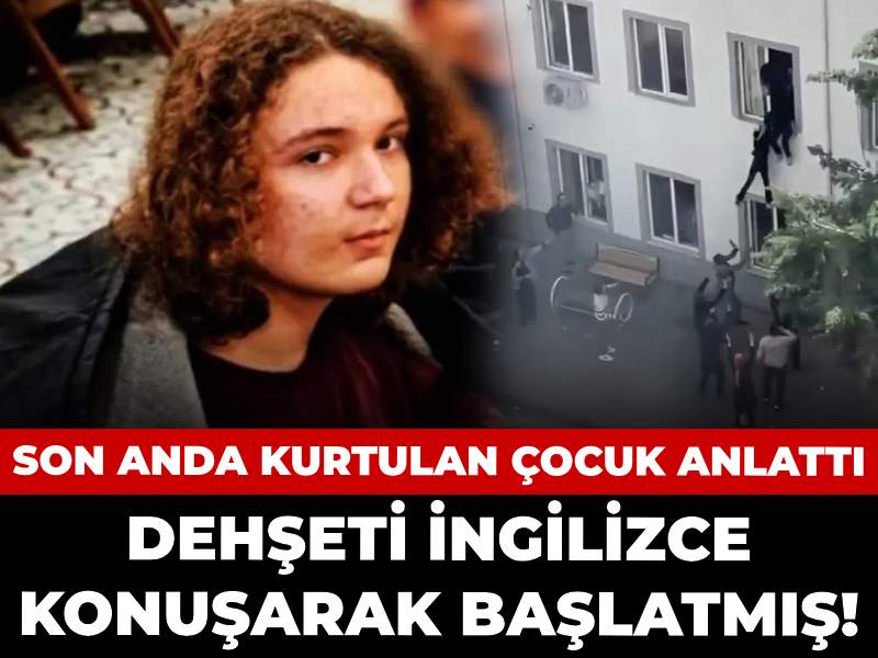 Okul Saldırısından Kaçan Öğrenci Korkunç Anları Anlattı