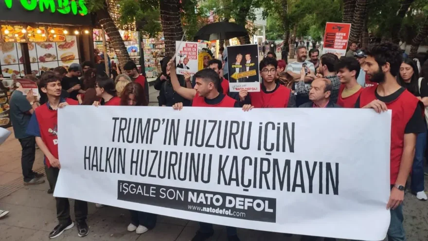 Gençlerden Trump mizansenli NATO tepkisi: Önlemler işgalci olduklarının kanıtı